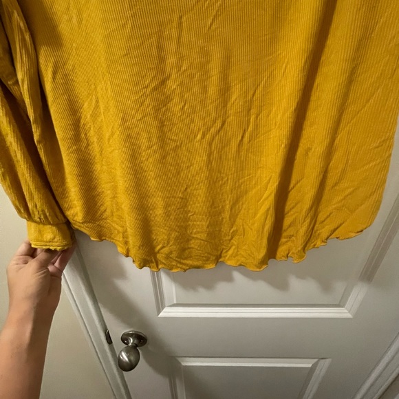 Free People Yellow Blouse - Picture 6 of 9